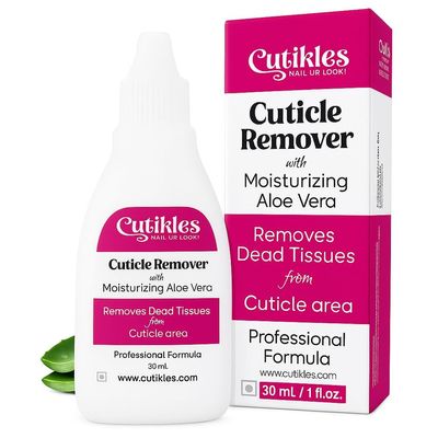 Cutikles Cuticle Remover Gel. Quick-Action, No-Spill Professional Gel Formula Removes Dead Tissues from Cuticle Area Instantly. Moisturizing Aloe Vera protects & hydrates nails - 1 Fl Oz