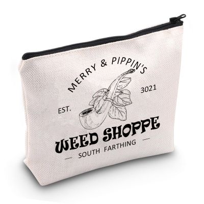 JXGZSO Movie Inspired Merch Weed Shoppe Zipper Pouch Makeup Bag Gift Fo (WEED SHOPPE Bag)