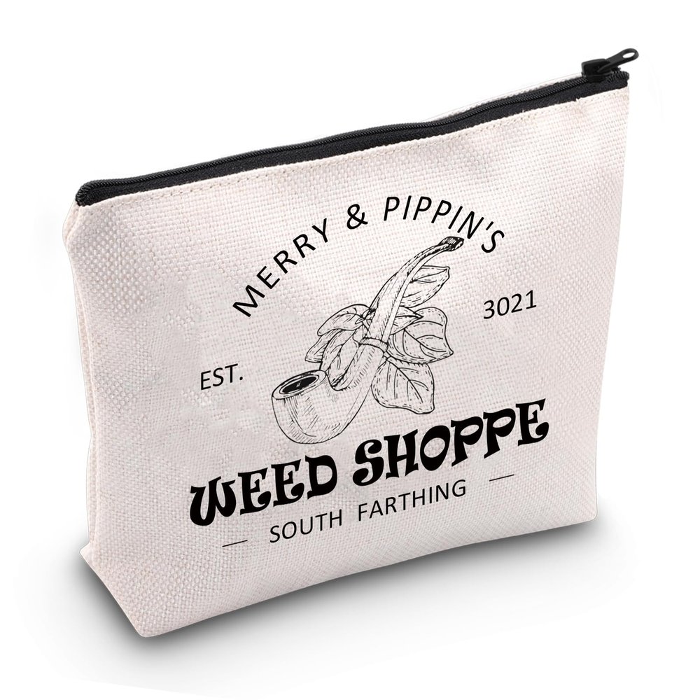 JXGZSO Movie Inspired Merch Weed Shoppe Zipper Pouch Makeup Bag Gift Fo (WEED SHOPPE Bag)