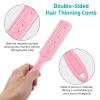 3 Pcs Trimmer Razor,Professional Double-Edge Razor Blades Dual Side Hair Thinning Scissors & DIY Slim Haircuts Tool view 3