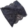 Oyabridal 7.6'' Wide Black Lace Headband for Women Stretch Church Lace Headband Hair Accessories For Women view 2