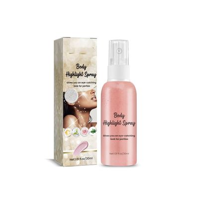 Face and Body Moisturizing Luminizer, Liquid Highlighter Makeup, Light Shimmer Glow Illuminator,Skin, Face, Natural Brighten Shimmer Light Liquid, (Dream pink)