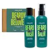 Men Rock Beardy Beloved Awakening Essential Beard Kit - Sicilian Lime - Beard Balm and Wash - Mens Face Care Kit - Skincare Products for Men - 2 Pc view 1