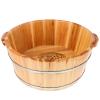 BESPORTBLE Foot Soaking Tub Basin 36cm Foot Baths Wood Foot Tub Wooden Foot Basin Foot Soaking Bucket Pedicure Bowl Massager Wash Tub for at Home Dead Skin Remover view 1