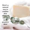 Bare Beauty Naturals 100% Natural Hypoallergenic Soap-unscented- no color- no additives- Acne soap-Plant-Based- Various Soap Cut Sizes (Brick cut 9-10.9 oz, LoExfol DeepClnBrush) view 3