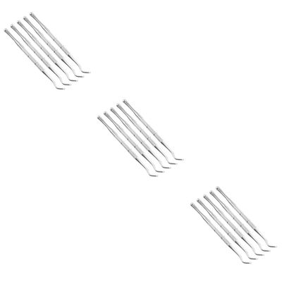balacoo 15pcs Stainless Steel Nail Files for Manicure and Pedicure Single Design for Fingernails and Toenails Precision Filing Tool for Home and Salon Use