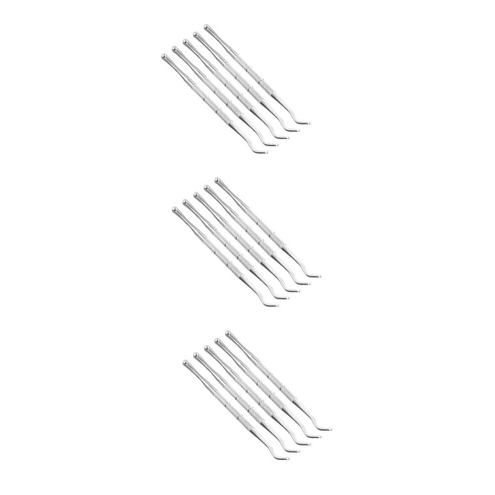 POPETPOP 15pcs Stainless Steel Nail File Metal Files for Fingernails and Toenails Precision Manicure Tool for Home and Salon Use Easy to Carry Handbag