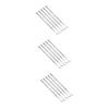 POPETPOP 15pcs Stainless Steel Nail File Metal Files for Fingernails and Toenails Precision Manicure Tool for Home and Salon Use Easy to Carry Handbag view 1