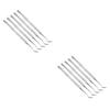 balacoo 10pcs Stainless Steel Single Head Nail Files for Manicure and Pedicure Precision Nail Art Tools for Fingernails and Toenails and Easy to Carry view 1