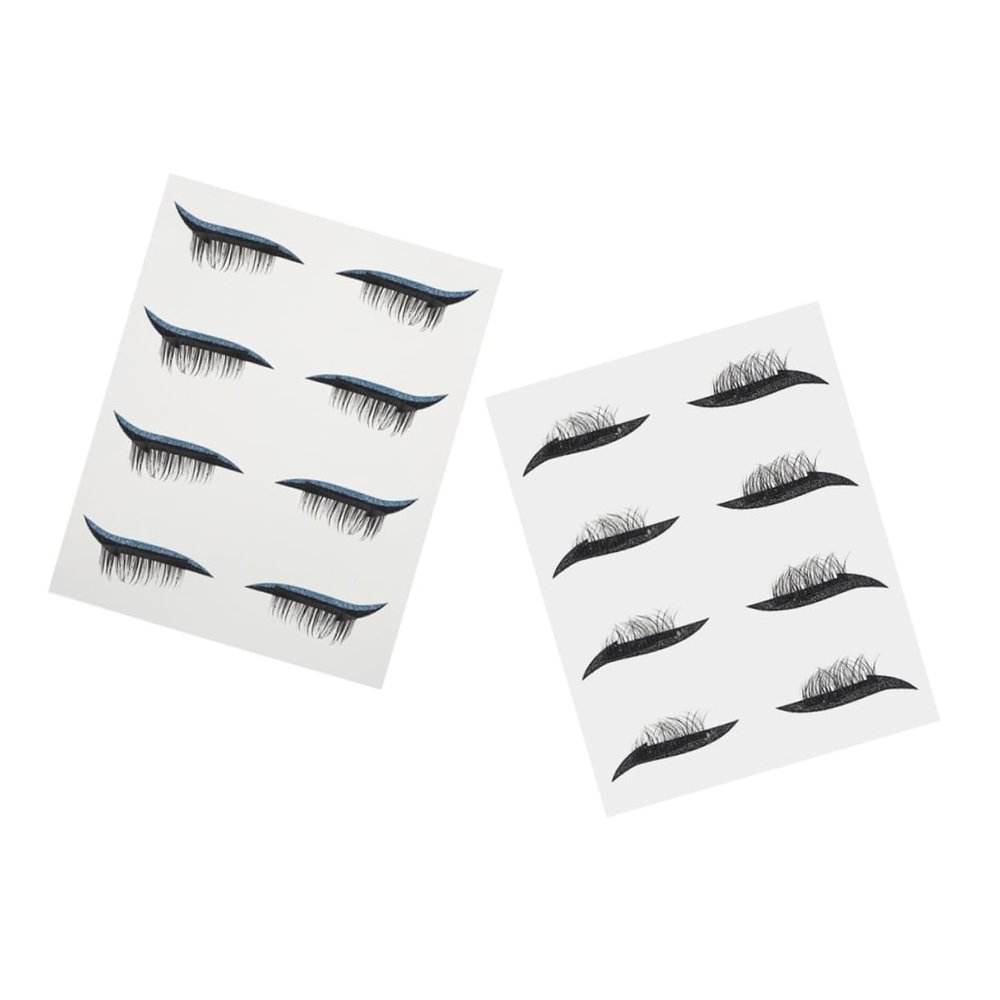 Balacoo 8 Pack Eye Line Strips Waterproof Sweat Proof Eyeliner Decals Chic Tapes for Beauty Easy to Apply for Women Girls