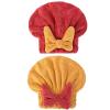 2PCS Super Absorbent Hair Towel Wrap for Wet Hair,Quick Dry Head Wrap with Bow-Knot Shower,Absorbent Hair Towel Wrap (2PCS J) view 1