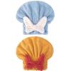 2PCS Super Absorbent Hair Towel Wrap for Wet Hair,Quick Dry Head Wrap with Bow-Knot Shower,Absorbent Hair Towel Wrap (2PCS G) view 1