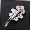 balacoo 3pcs Antiquing Hair Clip Stylish Alloy Clips for Daily Use Parties Silver and Black Fashionable Hairpins for Women Elegant Hair Accessories view 2