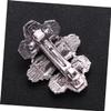 balacoo 3pcs Antiquing Hair Clip Stylish Alloy Clips for Daily Use Parties Silver and Black Fashionable Hairpins for Women Elegant Hair Accessories view 3