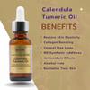 Belfiore Herbal Calendula Turmeric 100% Pure Natural Organic Oil, Healthy Skin, Collagen Boosting Anti Wrinkle, Vegan, 1 ounce view 4