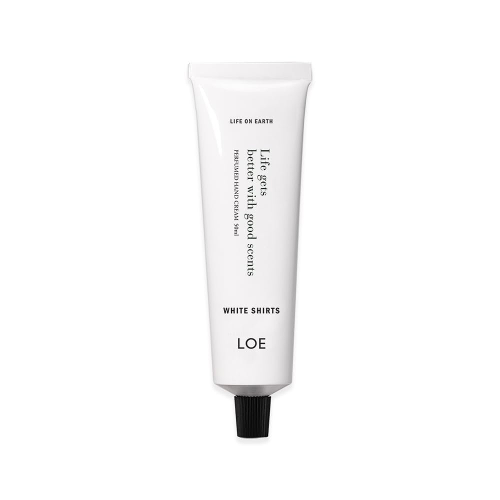 LOE Life On Earth perfumed hand cream, 50ml/1.69fl oz (WHITE SHIRTS)