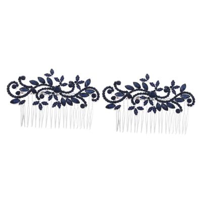 Abaodam 2pcs Rhinestone Bridal Hair Comb Elegant Wedding Headpiece for Women Photography Props for Special Occasions Chic Accessory for Brides and Ladies