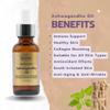 Belfiore Herbal Ashwagandha 100% Pure Natural Organic Oil, Immune Support, Healthy Skin, Collagen Boosting Anti Wrinkle, Vegan non-GMO, 1 ounce view 4