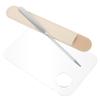 GLEAVI 3sets Makeup Spatula Tool Handle for Mixing Foundation Creams and Nail Stainless Steel Cosmetic Palette Spatula Premium view 2