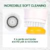 Azonbey Brush Head Replacements Compatible with Clarisonic Mia 1, Mia 2, Mia Fit, Alpha Fit, Smart Profile Uplift and Alpha Fit Face Cleaning Brush Heads (Black-2Pack) view 2