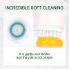Azonbey Brush Head Replacements Compatible with Clarisonic Mia 1, Mia 2, Mia Fit, Alpha Fit, Smart Profile Uplift and Alpha Fit Face Cleaning Brush Heads (Blue-2Pack) view 2