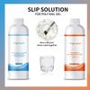 BEVINAS Slip Solution Kit Slip Solution & Nail Brush Cleaner Slip Solution for Poly Gel Nails Quickly Clean Nail Brushes with Glass Cup Nail Cleaning pads Easy DIY Poly Gel Nail at Home view 2