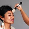 Beavorty Portable Refillable Powder Brush with Press and Spray Applicator for Loose Powder Blush Highlighter Face Makeup Tool view 2