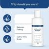 Advanced Anti-dandruff Shampoo,3X Faster Reduction in Flaking & Dry skin | With Aloe Vera and Oat Extract | Dermatologically Tested | 100ml view 3