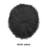 Afro Toupee Black Man Hiar Unit Full lace Weave Hair Unit Kinky Curly Hair Replacement Units For Black Mens Afro Toupee 8''X10'' 4MM Afro Wave #1 Jet Black view 2