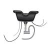 Shampoo Bowl For Salon, Wall Mounted Backwash ABS Salon Spa Barber Equipment With Spray Head, Professional Salon Spa Beauty Brushed Sink 9.84" in Depth, Portable Shampoo Bowl for Hair Stylists view 1