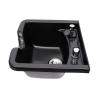 Shampoo Bowl For Salon, Wall Mounted Backwash ABS Salon Spa Barber Equipment With Spray Head, Professional Salon Spa Beauty Brushed Sink 9.84" in Depth, Portable Shampoo Bowl for Hair Stylists view 4