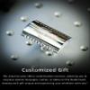 FREED Customized gifts Engraving Shaving Kit - Safety Razor with metal handle include razor base, razor travel case and 10 blades,it's the best gift for men (Bronze) view 2