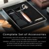 FREED Customized gifts Engraving Shaving Kit - Safety Razor with metal handle include razor base, razor travel case and 10 blades,it's the best gift for men (Champagne gold) view 3