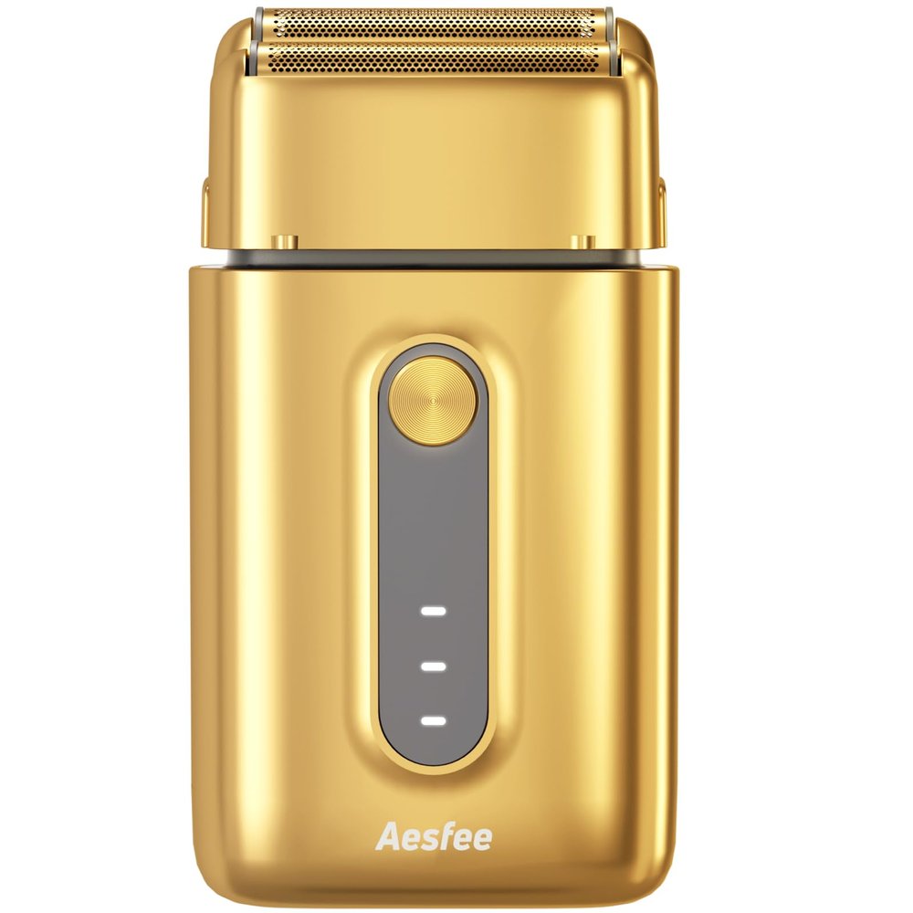 Electric Foil Shavers for Men Barbers - Dual Foils Shaver for Bald Head, Fades - Precise Face Razors for Clean Beard Stubble Shaving Type-C Rechargeable (Foil-Shaver)