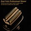 Electric Foil Shavers for Men Barbers - Dual Foils Shaver for Bald Head, Fades - Precise Face Razors for Clean Beard Stubble Shaving Type-C Rechargeable (Foil-Shaver) view 2