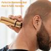 Electric Foil Shavers for Men Barbers - Dual Foils Shaver for Bald Head, Fades - Precise Face Razors for Clean Beard Stubble Shaving Type-C Rechargeable (Foil-Shaver) view 4