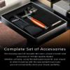 FREED Customized gifts Engraving Shaving Kit - Safety Razor with metal handle include razor base, razor travel case and 10 blades,it's the best gift for men (Nut Brown) view 3