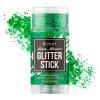 Brzeaf Waterproof Christmas Green Glitter Stick, Chunky Glitter for Face/Body/Hair/Eyes/Lip, Singer Concert Music Rave Festival, Glitter Stick Makeup & Face Glitter Gel for Women Men 0.56 OZ view 1