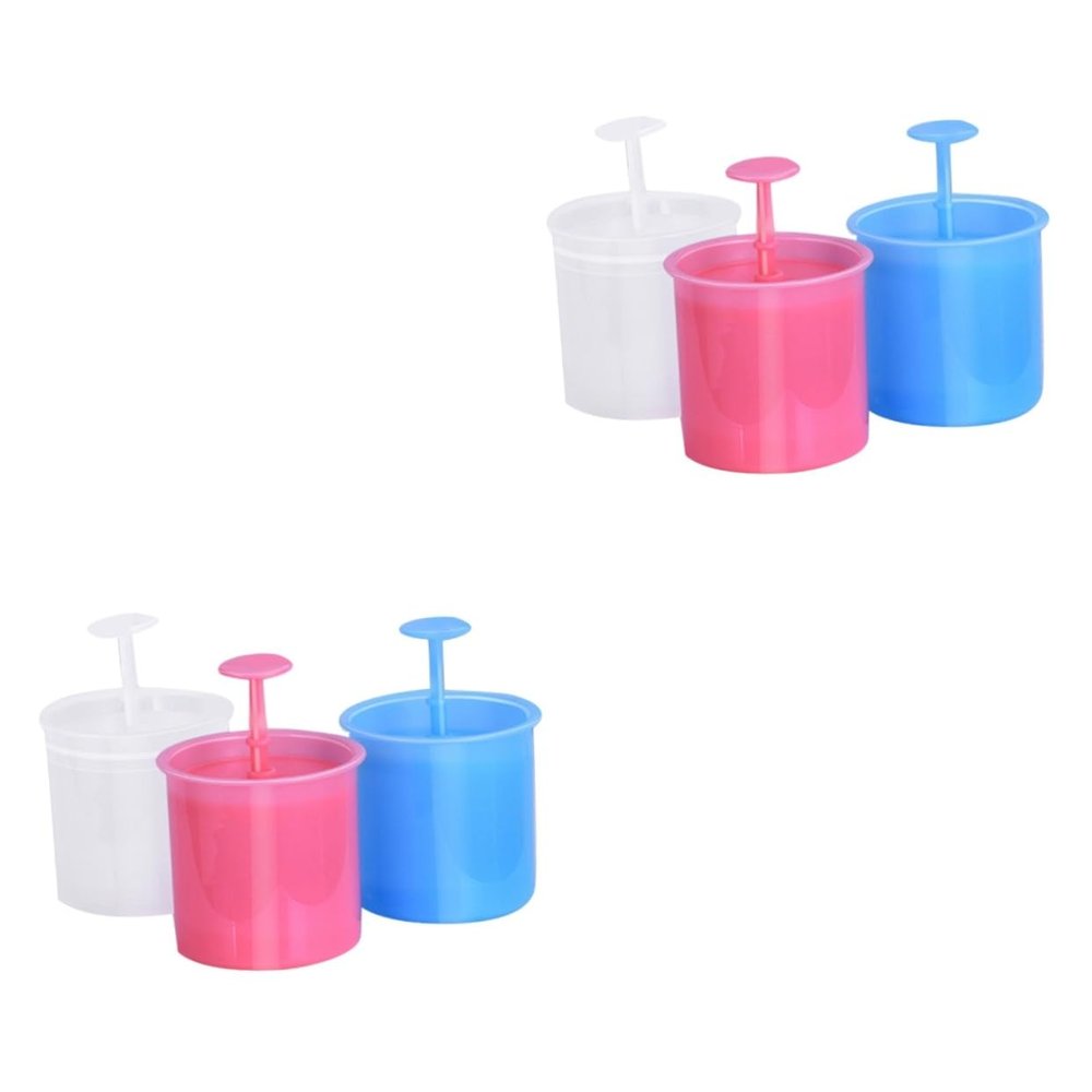 Alipis 6pcs Foaming Cup Bubbler Makeup Tool Portable Facial Maker Random Color for Face Wash Shampoo Shower Gel Easy to Use Deep Cleaning
