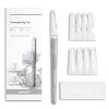 Dermaplane Razor for Women Face, Precision Face Razors for Women, Dermaplaning Tool, Gentle Exfoliation, Perfectly Shape Brows, Reusable Metal Handle with 8 Microblades,Gray view 1
