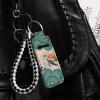 Baxinh Boho Mandala Turtle Printed Chapstick Holder Keychain Clip-on Sleeve Chap Stick Pouch Lip Balm Holsteror Lipstick Tracker Safeguard view 3