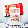 24 Pcs Square Christmas Press on Nails Short Christmas Fake Nails with Snowman and Cartoon Designs Winter Full Cover Christmas Glue on Nails Christmas Acrylic Nails for Women DIY Decorations view 3