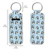 Baxinh Cartoon Penguin Printed Chapstick Holder Lip Balm Holder Lipstick Sleeve Pouch Lip Gloss Holder Marble Stocking Stuffers Gift for Women view 2