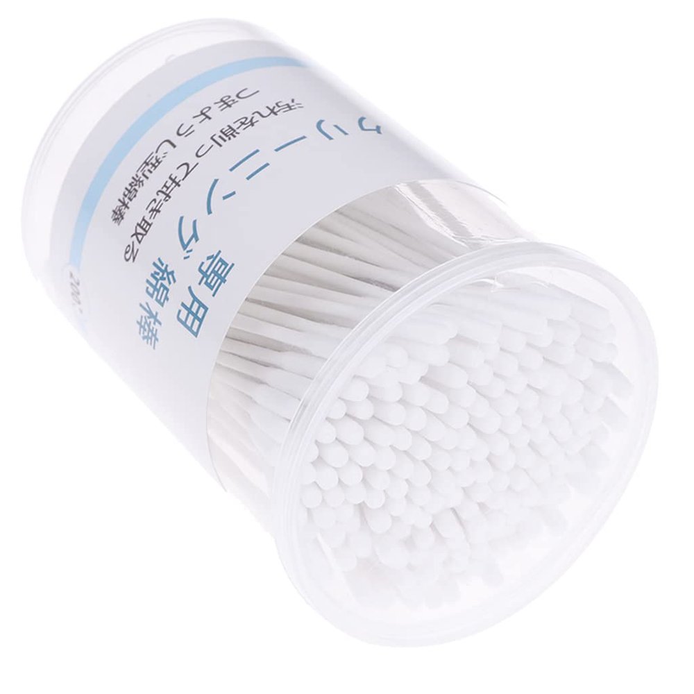 Ankexin 200pcs/Box Double for Head Cotton Swab Nose Ears Cleaning Disposable Buds Tool