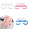 Ankexin Handle Grip Nail Brush Fingernail Scrub Cleaning Brush for Toes and Nails Cleaner Pedicure Brush for Mens and Womens view 4