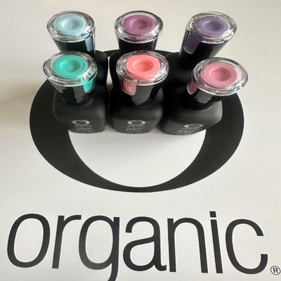 Organic Nails Ice Cream Color gel 15 ml blue. purple, lilac, mint, pink Daisy