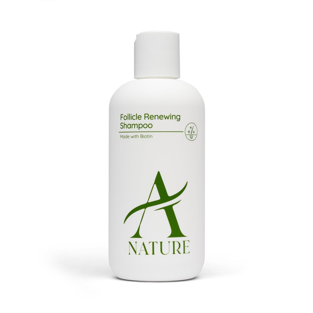 Anature Hair Follicle Renewing Shampoo, Made with Biotin, Recommended by Doctors - 8.5 fl oz