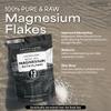 Aromasong Magnesium Flakes from The Dead Sea, 12 LB Resealable Black Bag - Muscle Relaxing Magnesium Chloride Bath Salts Soak for Headaches, Stress & Leg Discomfort view 3