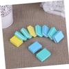 minkissy 150pcs Nail Art Files Small Sanding Cubes for Professional Manicure and Pedicure for Healthy Nail Care and Sanding Mixed Colors view 4