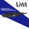 UM Supplies Straight Razors for Men  Professional Barber Straight Edge Razor Kit with 20 Replaceable Insert Single Edge Blades - Navajas Para Barbero view 3
